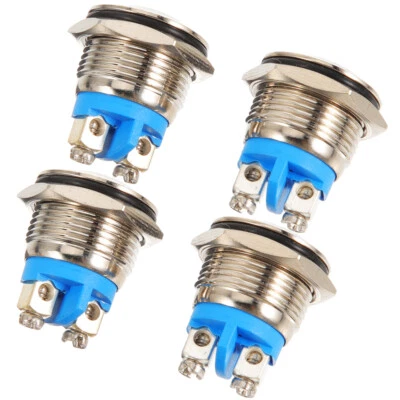 4 Pcs Push Button Replacement Universal Doorbell Kit Ringer Chime