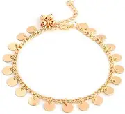 [kejlyouejn] Anklets for Women Girls Ankle Chains Bracelets Adjustable Beach Anklet Foot Jewelry Set