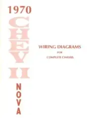 CHEVY II/NOVA 1970 Wiring Diagram 70