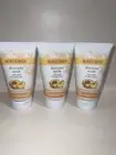 3 pack Burt's Bees Peach and Willow Bark Deep Pore Scrub, Exfoliating - 4oz NEW