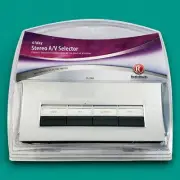 RadioShack 4-Way Stereo A/V Selector Switch Audio/Video Component Control