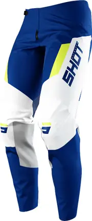Shot Contact Chase Motocross Pants, white-blue, Size 26 for Men White Blue