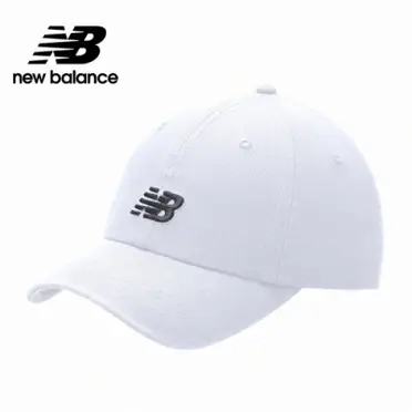 NEW BALANCE 帽子 棒球帽 遮陽帽 白 LAH91014WT