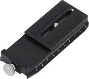 Quick Release Plate for RS4 Pro Stabilizer, Aluminum Alloy Lower Quick Release Baseplate with 1/4 Inch Screw, Secure Locking Mechanism, Scale Marked Side Plates, Anti Slip Pad