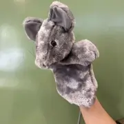 AU Plush Soft Animal Hand Puppet Mouse Kid Gloves Toy Cartoon Doll Gift Boy Girl