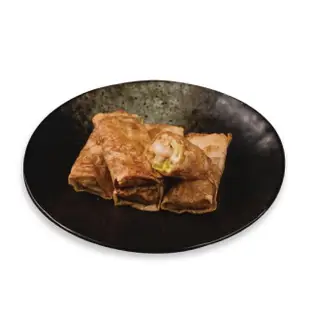 【良品開飯】功夫好點 香酥鮮蝦腐皮捲 10盒團購組(每盒10顆450g共100顆 粵味 港式飲茶港點 紮實蝦仁)