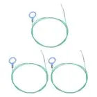 3pcs Flexible Drain Clog Remover Tool 0.08" Dia. 79" Sink Snake for Kitchen