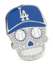 Cufflinks Inc La Dodgers Sugar Skull Lapel Pin