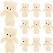 ibasenice 12Pcs Hanging Bear Pendants Adorable Wear Resistant Bear Figurines for DIY Crafting Keychains and Bag Decorations Lightweight and Tiny Bears Birthday Party