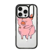iPhone 16 Pro Impact Ring Stand Case MagSafe Compatible Pig Hugs