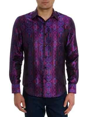 Robert Graham THE HIGH RENOWN Purple Masterpiece XL LIMITED EDITION $598 NWT