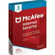 Factory-Sealed US Retail Box McAfee Internet Security 3 Devices