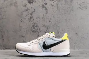 Nike Internationalist 黑白灰 熒光綠 麂皮 尼龍 阿甘鞋 休閒運動慢跑鞋 828407-033