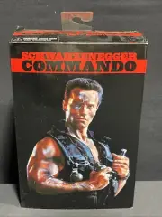 Neca 30th Anniversary Arnold Schwarzenegger Commando Matrix Toy Opened NEW RARE