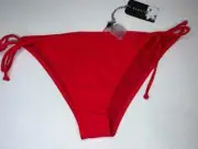 VON ZIPPER NEW WITH TAGS LADIES JOSS TIE SIDE BIKINI PANTS SIZE 14