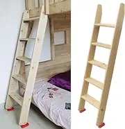 Bunk Ladder, Portable Stair Step Ladder with 2 Hooks and Foot Caps for Bunk Beds, RV Camping Bed Climbing, 330 Lbs