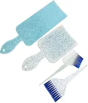 HAPINARY Hair Dyeing Accessories Set Hair Highlighting Comb Paddle Board and Brush for Diy Coloring