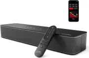 2.1Ch Mini Sound Bar for TV, Built-In Subwoofer, APP Control, Peak Power 120W, A