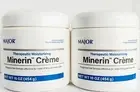 Major Minerin Creme for Dry Skin (Compare to Eucerin) 16 oz each (2 Pack)
