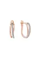 HABIB Diamond Earrings in 585/14K Rose and White Gold 457451223