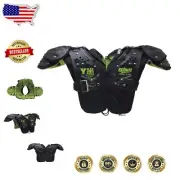 Lightweight 4.0 Y-Flex Shoulder Pads - Medium Fit for All Football Positions