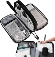 Travel Cable Organiser | Travel Cord Organizer | Cord Storage Bag Travel Case, Travel Cable Organizer Pouch, Waterproof Electronic Accessories Carrying Bag Maijia