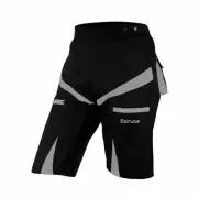 MTB SHORTS MEN Mountain Bike Baggy Shorts Knicks with Lycra CoolMax Padded Liner