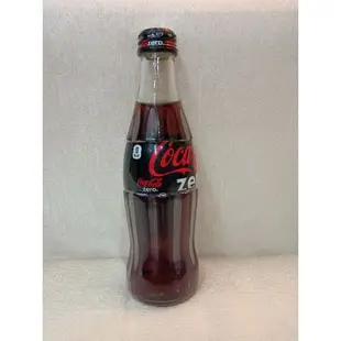 日本 可口可樂 ZERO Coca Cola 250ml 250毫升 曲線瓶 玻璃瓶 旋蓋