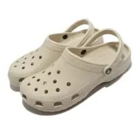 在飛比找momo購物網優惠-【Crocs】布希鞋 Classic 男鞋 女鞋 骨白色 洞