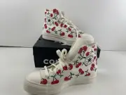 Converse Women's Chuck Taylor All Star Lift White Cherry Platform Sneakers Shoes