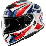 Shoei Neotec 3 Anthem Modular Motorcycle Helmet White/Blue
