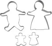 Avanti Gingerbread Family Cookie Cutters 4-Piece Set