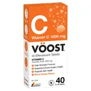 Voost Effervescent Vitamin C 1000mg Tablets 40 Pack
