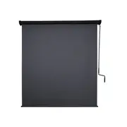 Coolaroo 2.1 x 2.4m Gunmetal Crank Operated Outdoor Blind with Pelmet