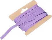 uxcell Double Fold Bias Tape for Sewing 1/3 Inch x 6 Yards Satin Pre-fold Continuous Binding Tape for Seaming Quilting Hemming Binding DIY Crafts, Light Purple