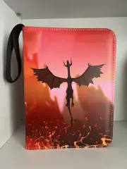 Zippered TCG CCG Binder Pokémon MTG YuGiOh (50x 4-Pocket Removable Pages, New)