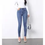 SKINNY WOMEN JEANS 高彈高腰帶高彈面料全天然材料 CT JEANS