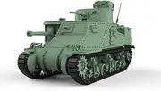 LF120524 1/120 TT Scale Railway Military Model Kit US M3 Lee Medium Hell Buggy