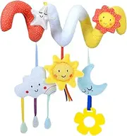 SAFIGLE Stroller Pendant Spiral Car Seat Toy, Tummy Time Toys for Infants, Baby Fabric Crib Decorate