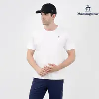 在飛比找momo購物網優惠-【Munsingwear】企鵝牌 男款白色下襬開叉純棉舒適短