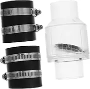 JEWEDECO Sump Pump Spring Check Valve Silent Operation Standard Interface Prevents Backflow Build for Efficient Pipeline Safety