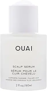 OUAI Scalp Serum - Balancing and Hydrating Serum with Red Clover Extract, Siberian Ginseng and Peptides for Thicker and Fuller-Looking Hair - Paraben, Phthalate and Sulfate Free Scalp Care (2 Fl Oz)