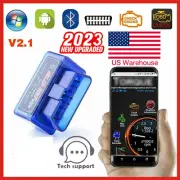 ELM327 OBD2 Code Reader Bluetooth Auto Interface Adapter Diagnostic-Tool Lzxvcnb