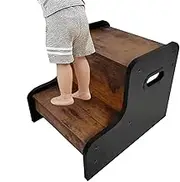 Toddler Kitchen Stool Helper | Portable Kitchen Steps Stepping Stool,Potty Stairs Compact Toilet Ladder for Home Living Room Bedroom
