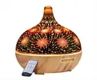 DEVANTI Aroma Aromatherapy Diffuser 3D LED Night Light Firework Air Humidifier