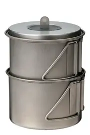 Snow Peak Titanium Mini Solo Cookset