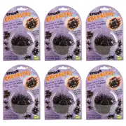 6PK MDI Creeblers Spider Crawlies Kids Sensory/Tactile Fidget Play Toy Black 3y+