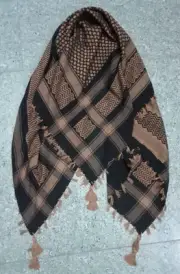 Keffiyeh Scarf Palestinian Style Shemagh Original Cotton Kufiya made in india.