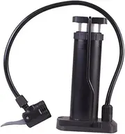 Abaodam 1Pc High Pressure Tire Floor Pump with Barometer Portable Foot Inflator for Bikes and More Durable and Construction for Inflating Various Items Black