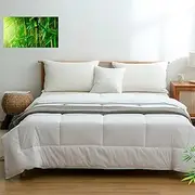 Luxton All Seasons Bamboo Quilt - Super King 500GSM Breathable Bamboo Microfibre Filling Doona for All Seasons (Super King Size)…